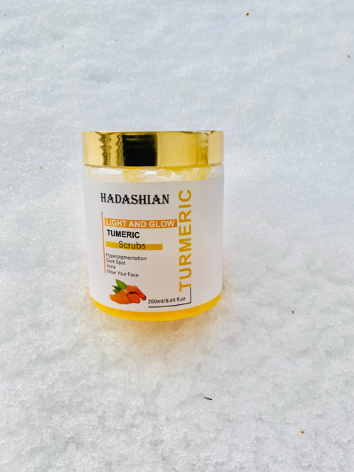 Gommage Glow au curcuma et miel