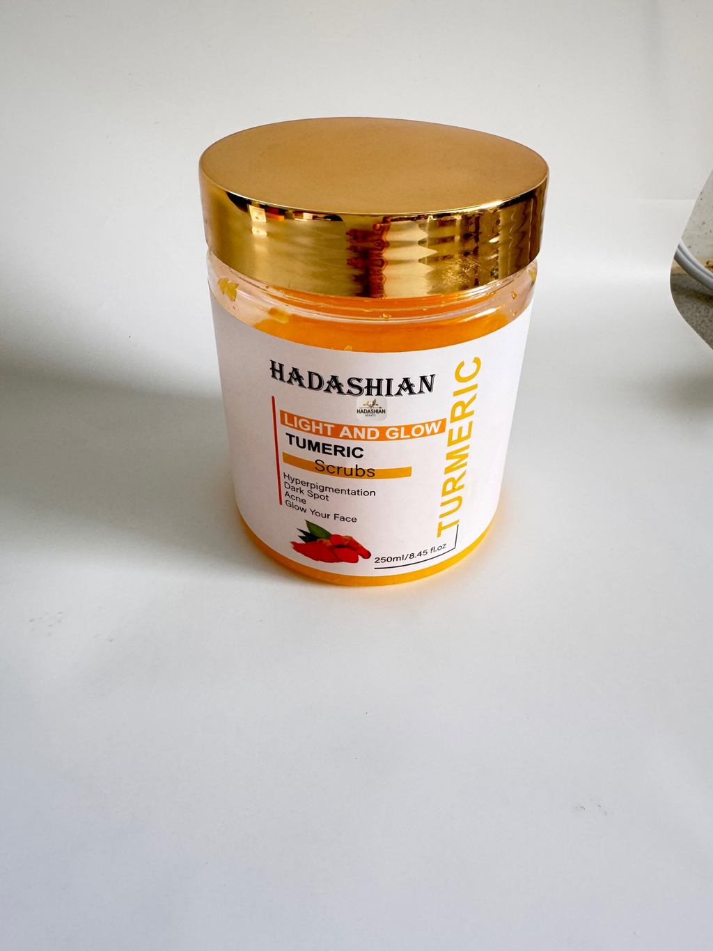 Gommage Glow au curcuma et miel